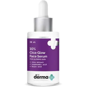 The Derma Co 10% Cica-Glow Face Serum With Tranexamic Acid & Kojic Acid For Glowing Skin 30ml
