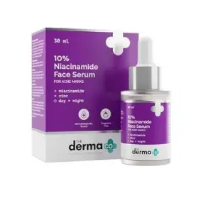 The Derma Co 10% Niacinamide Face Serum With Zinc For Acne Marks | Fades Acne Marks & Dark Spots | Controls Oil