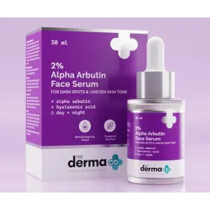 The Derma Co 2% Alpha Arbutin Face Serum For Dark Spots And Uneven Skin Tone 30 ML