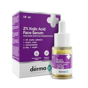 The Derma Co 2% Kojic Acid Face Serum with 1% Alpha Arbutin & Niacinamide for Dark Spots And Pigmentation - 10 ml