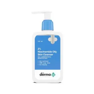The Derma Co 2% Niacinamide Oily Skin Cleanser For Sensitive, Oily & Combination Skin-125ml