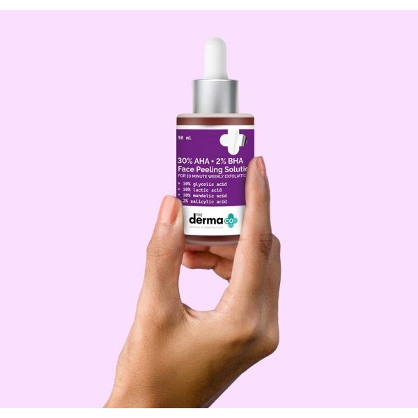The Derma Co 30% AHA + 2% BHA Peeling Solution 30ml Off Face Mask - Image 2