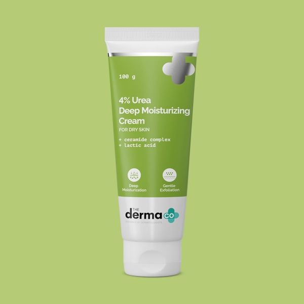The Derma Co 4% Urea Deep Moisturizing Cream with Lactic Acid & Ceramide Complex, For Very Dry Skin-100g - Image 2