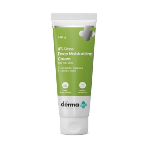 The Derma Co 4% Urea Deep Moisturizing Cream with Lactic Acid & Ceramide Complex, For Very Dry Skin-100g
