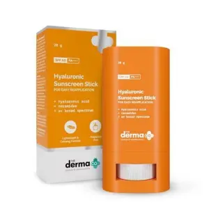 The Derma Co Hyaluronic Sunscreen Stick with SPF 60 and PA++++ 20gm