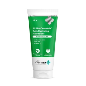 The Derma Co.5% Nia-Ceramide Daily Hydrating Moisturizer with 5% Niacinamide & 2% Ceramide - 100g
