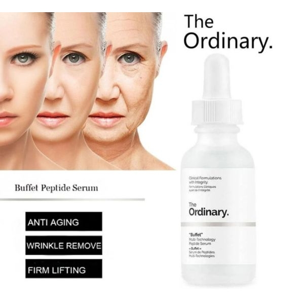 The Ordinary Buffet For Anti Aging Multi Technology Peptide Serum, Alcohol Free Imported From UK, Genuine Product- 30 Ml - Image 4