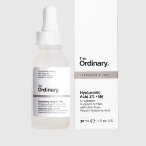 The Ordinary Hyaluronic Acid 2% + B5 For Glowing Skin And Fines Lines Daily Hydrating Face Serum With Dry