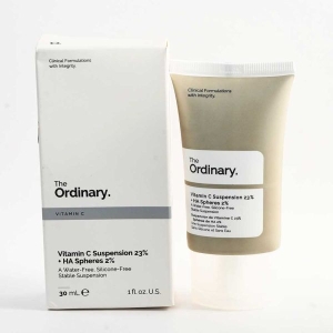 The Ordinary Vitamin C Suspension 23% + HA Spheres 2% 30ml With Free Lipliner By Genuine Collection