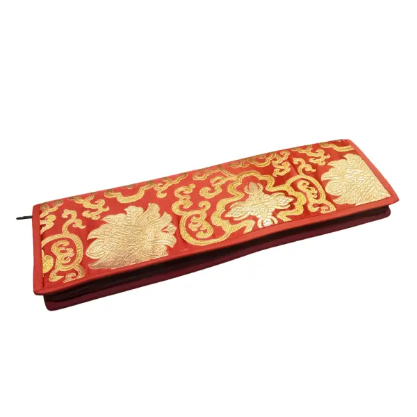 Tibetan Brocade Prayer Book Cover - Image 4