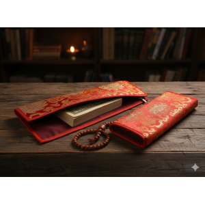 Tibetan Brocade Prayer Book Cover
