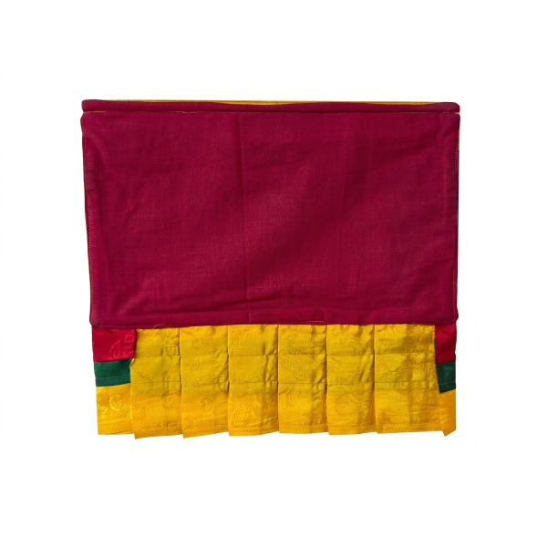 Tibetan Buddhist Potala Palace Brocade Wall Hanging - Handcrafted Nepal Silk Embroidery Sacred Home Décor (11.8" x 13") - Image 4