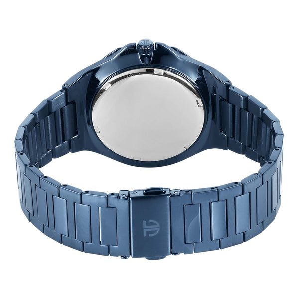 Titan Classique Slim Multifunction Strap Material Stainless Steel Dial Colour Blue 90198QM01 - Image 3