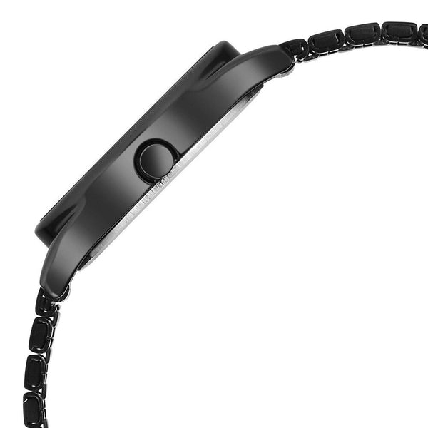 Titan Karishma Quartz Analog Blue Dial Black Stainless Steel Strap Watch For Women(2759NM01) - Image 4
