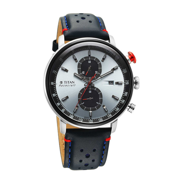 Titan Men Stainless Steel Round Shape Watches(1857KL02) - Image 2