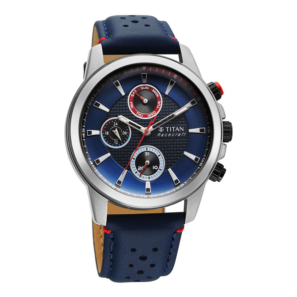 Titan Men Stainless Steel Round Shape Watches(90152KL01) - Image 2