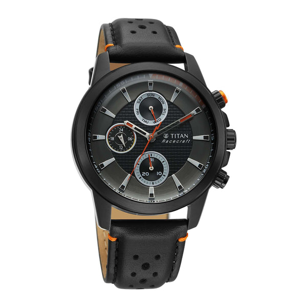 Titan Men Stainless Steel Round Shape Watches(90152KL02) - Image 2