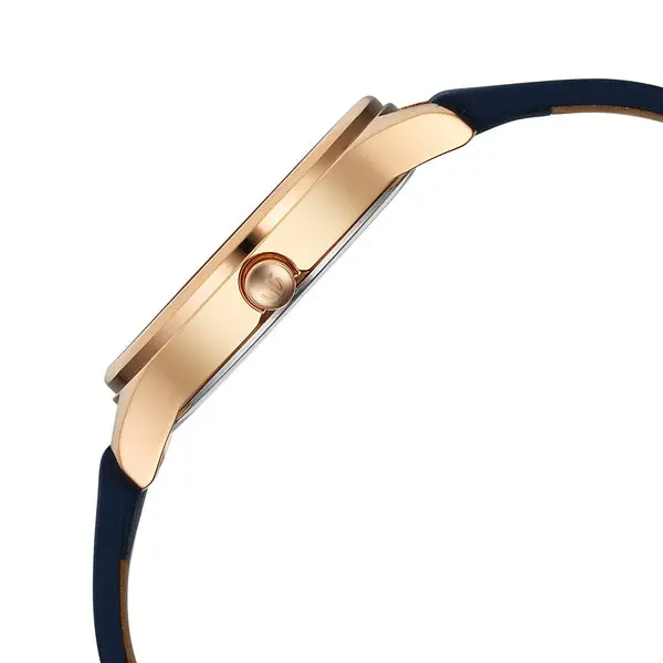 Titan Neo Quartz Analog Blue Dial Blue Leather Strap Watch For Women 2781WL01 - Image 2