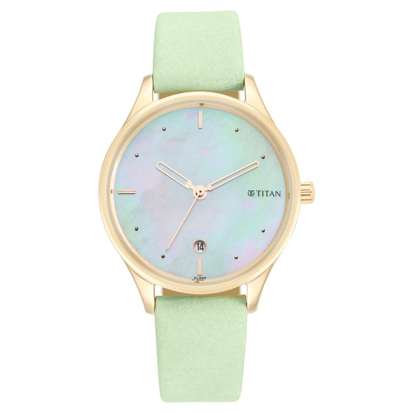 Titan Pastel Dreams Analog Leather Strap watch for Women - Image 2