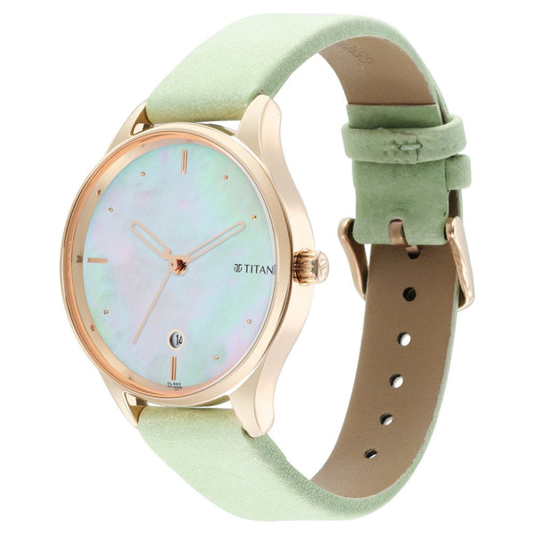 Titan Pastel Dreams Analog Leather Strap watch for Women - Image 3