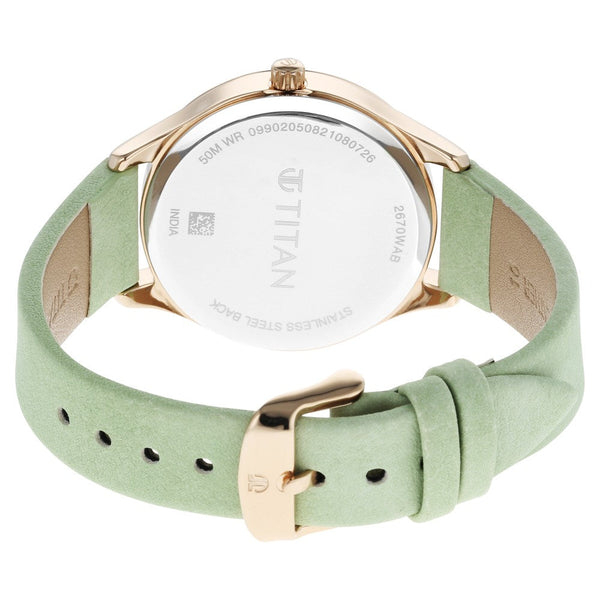 Titan Pastel Dreams Analog Leather Strap watch for Women - Image 5