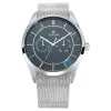 Titan Quartz Multifunction Blue Dial Stainless Steel Strap Watch for Men