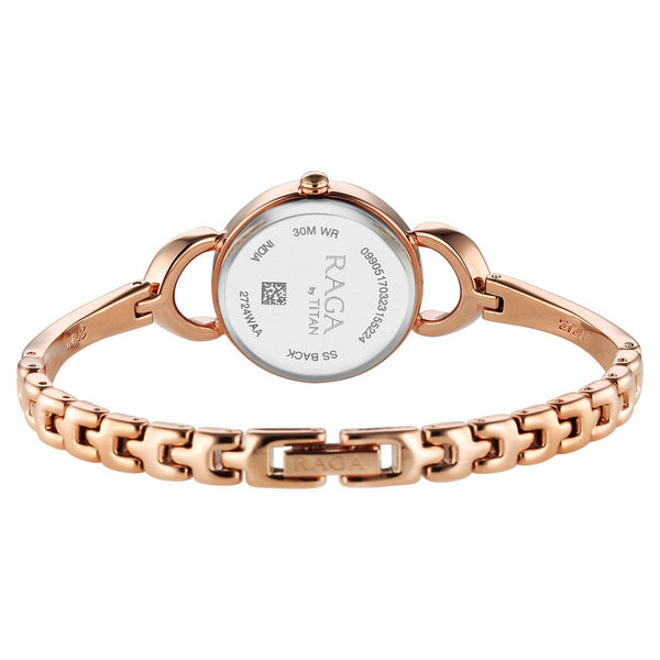 Titan Raga Rose Gold Dial Watch for Women - Image 5