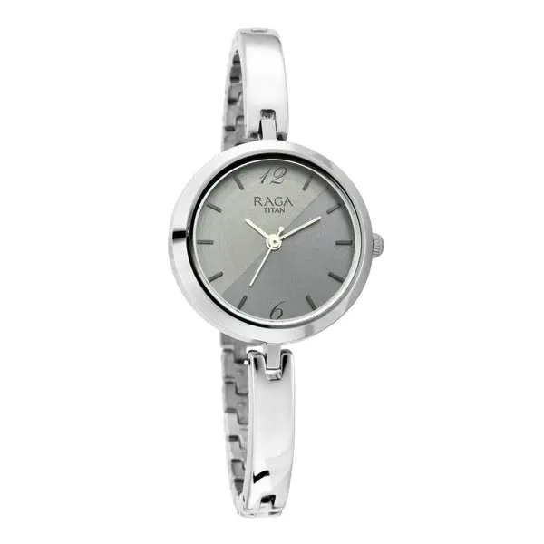 Titan Raga Viva Silver Dial Women Watch With Metal Strap - Image 2