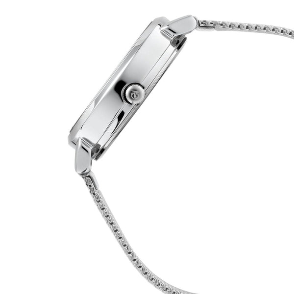 Titan Sparkle Black Dial Analog with Day and Date Stainless Steel Strap Watch for Women - Image 3