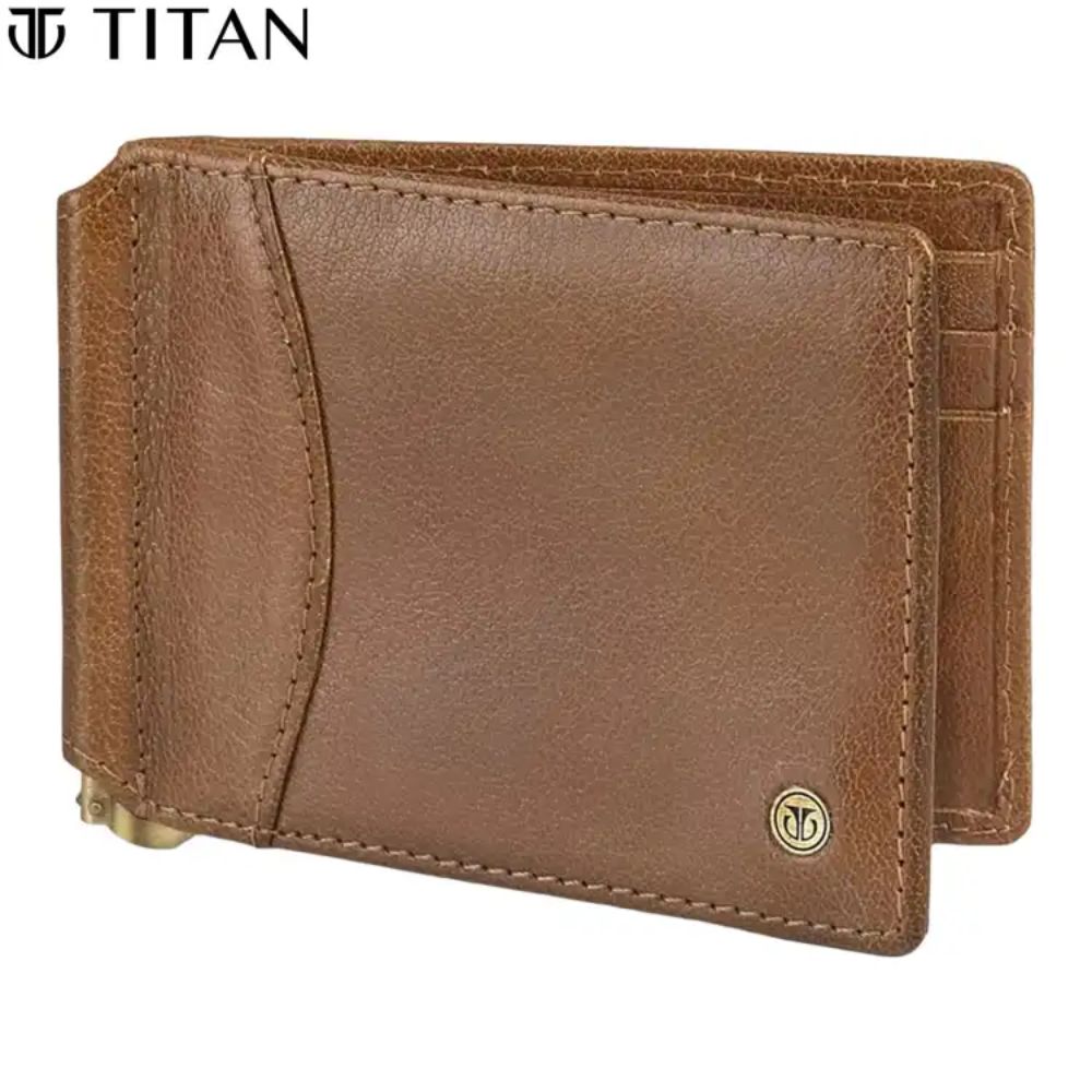 titan tan leather money clip wallet for men tw226lm1tn