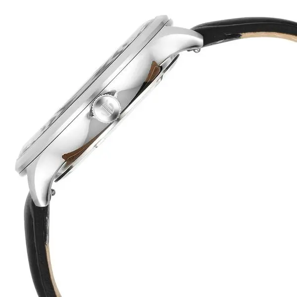 Titan Timeless Treasures Quartz Analog with Date White Dial With Black Color Leather Strap Watch For Men - Image 4