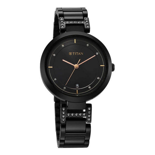 Titan Women Brass Round Shape Watches(2480NM02) - Image 2