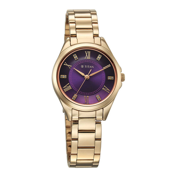 Titan Women Brass Round Shape Watches(2565WM06) - Image 2