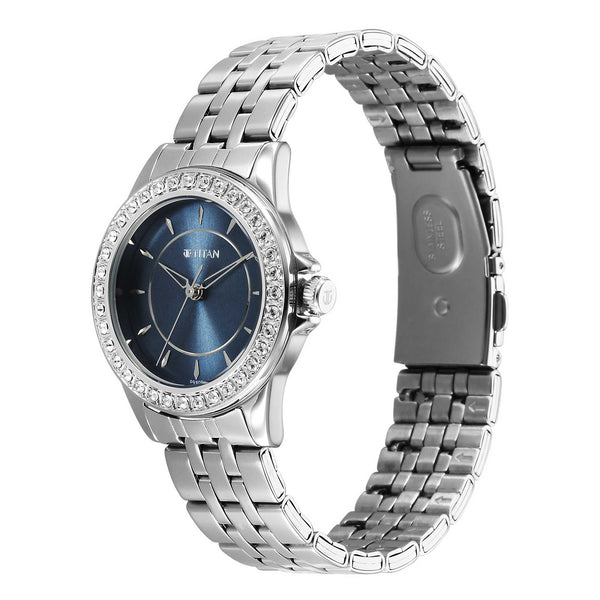Titan Women Brass Round Shape Watches(9798SM06) - Image 3