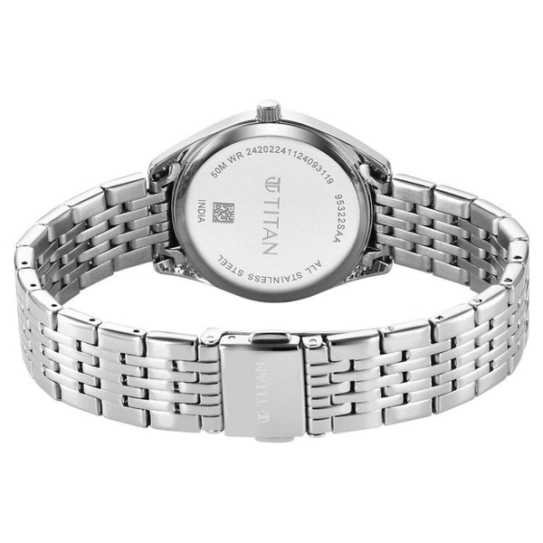 Titan Workmode Quartz Analog Green Dial Stainless Steel Strap Watch For Women - Image 5