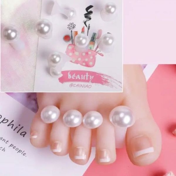 Toe Separator 8pc Soft Silicone Foot Finger Divider Nail Polish Gel Polish Apply Manicure Pediucure Nail Salon Tools DIY Beauty Accessories - Image 2