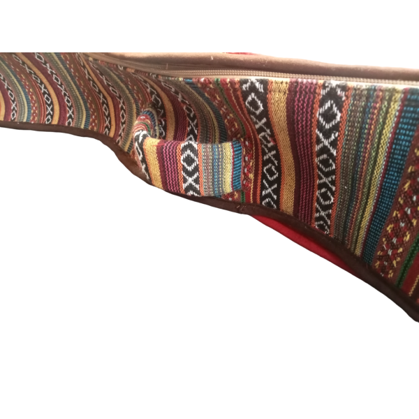 Traditional Multicolor Large Guitar Bag with Comfort Strap - Image 4
