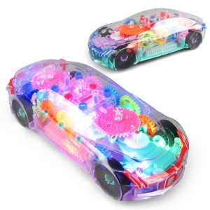 Transparent Concept Racing Car Toy with Light & Sound