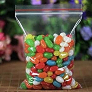 Transparent Resealable 6 x 8 Inch Zip Lock Bags- 20 Pcs