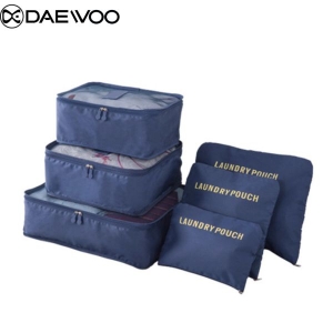 Travel Bags | 6 Piece Packing Cubes Set Travel Organzier Bag For Luggage | Luggage Organizer Portable Bag Set | Multipurpose 6 In 1 Travel Luggage Organizer Bag | Easy Travel Bag