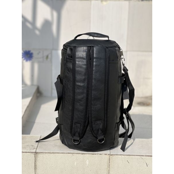 Trendy 3 in 1 PU Leather Multi-Purpose Duffle – Travel, Office & Gym Bag - Image 3