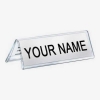 Triangular Plastic Name Plate/ Executive Name Plate/ Seminar/ Meeting Participant Name Holder