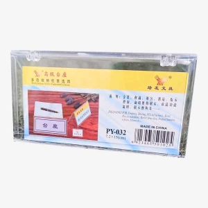 Triangular Plastic Name Plate/ Executive Name Plate/ Seminar/ Meeting Participant Name Holder