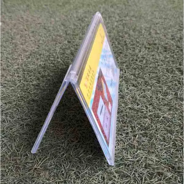 Triangular Plastic Name Plate/ Executive Name Plate/ Seminar/ Meeting Participant Name Holder, Name Plates ( PY-036 Transparent PVC) By Mitrata) - Image 4