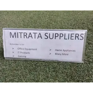 Triangular Plastic Name Plate (PY-034)