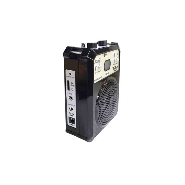 TRIDENT TR-638 RECHARGEABLE MINI WIRELESS SPEAKER WITH UFH HEAD WORN MIC USB BT FM TF RECORD ECHO CONTROL - Image 4