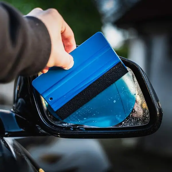 TRIXES Rear View Mirror Protective Film Car Stickers - Anti Fog - Anti Glare - Waterproof - Rain Proof - Universal for Car Van SUV Truck - Image 3