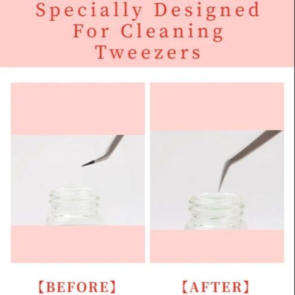 Tweezers Cleanet Eyelashes Nail Tweezer Cleaner Professional Beauty Salon Beautician Beauty Tool 25g - Image 3