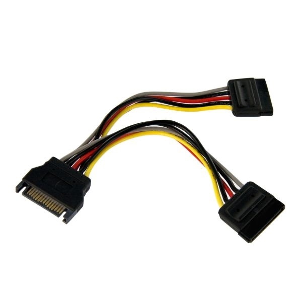 Twin Sata Power Y Splitter Cable Adapter - Image 2