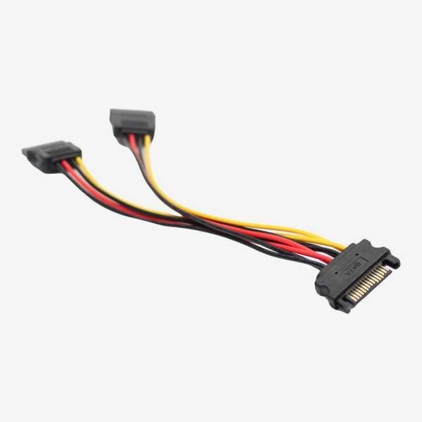 Twin Sata Power Y Splitter Cable Adapter - Image 3